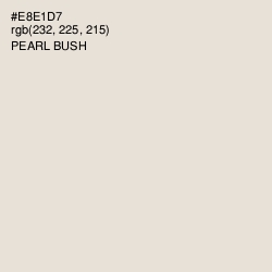 #E8E1D7 - Pearl Bush Color Image